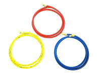 R410a/R32用 チャージングホース 赤 青 黄 150cm チャージングホース 単品 セット