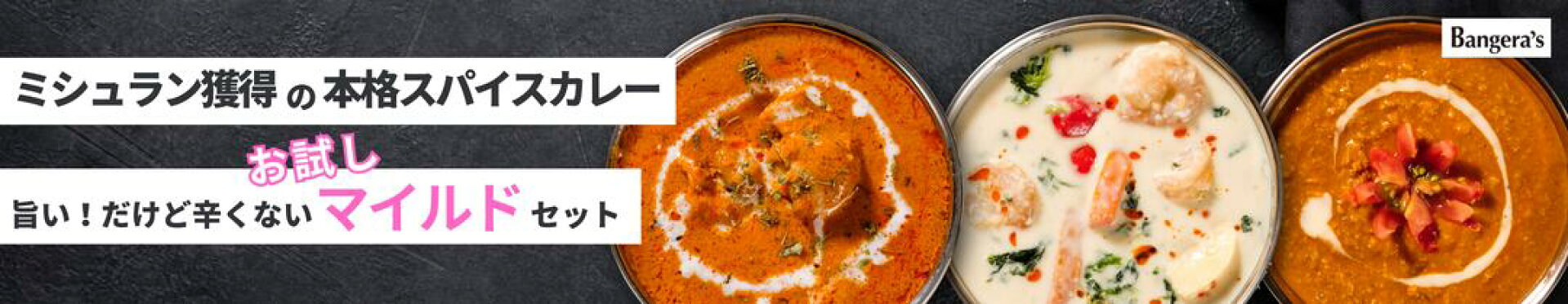 バンゲラズマイルドカレー3種セット