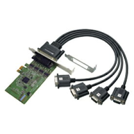 4ポート RS-232C・デジタルI/O PCI Expressボード REX-PE64D
