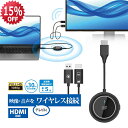 【12/11 1:59迄 P2倍 最大5千円OFF】HDMI ワイヤレス 送受信機 (HDMI to HDMI) RS-WLHD1A パソコン タブレット スマホ…