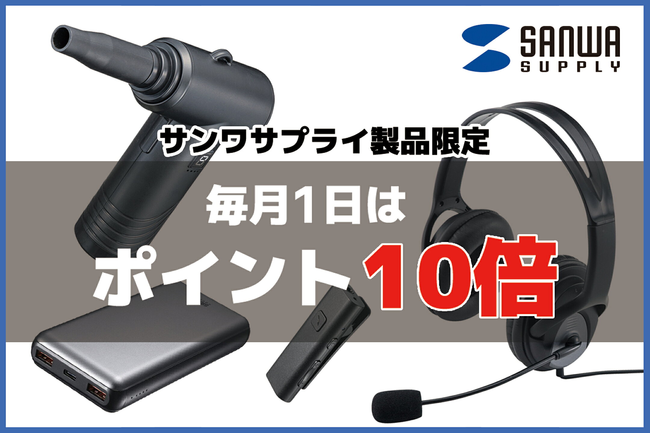 毎月1日はサンワサプライ ポイント10倍