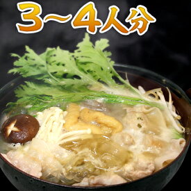 博多 ちゃんこ鍋（3~4人分 / 野菜なし）特製スープ 600cc×2 ＆横綱ミンチ 120g×2 / 鍋セット