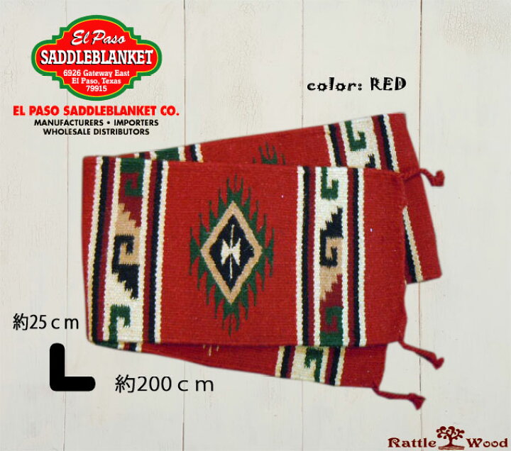 楽天市場】【送料無料】EL PASO SADDLEBLANKET！ウールランナー 