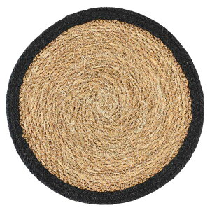 ランチョンマット ランチマット おしゃれ 北欧 シーグラス ジュート アジアン エスニックプレイスマット オーバル インテリア マット カフェ