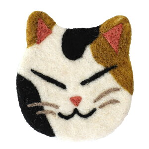 フェルト コースター ねこ しばいぬ ミケネコ はちわれ キッチン用品 おしゃれ 北欧 かわいい キャンプ バーベキュー カフェ 雑貨 小物 母の日 父の日 ギフト