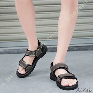 メンズサンダル 靴 アウトドアサンダル コンフォートサンダル 歩きやすい 疲れない スポーツサンダル 軽量 マジックテープ サンダル メンズ オフィス 防音