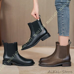 ファッションブーツ レディース チェルシーブーツ サイドゴアブーツ レディース ショートブーツ アンクルブーツ カジュアルブーツ 秋冬靴 大きいサイズ 通勤