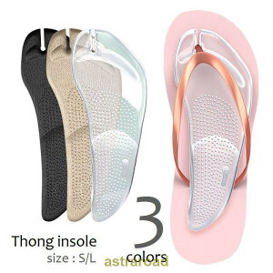 インソール トングサンダル用 中敷き クッション パッド 男女兼用 下駄 草履 擦れ予防 滑り止め 負担軽減 レディース メンズ シューアクセサリー 夏