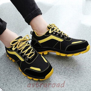 鋼先芯 つま先保護 セーフティーシューズ メンズ 安全靴 作業靴 メンズ ワークシューズ 安全シューズ スニーカー 耐滑耐油 滑り止 衝撃吸収 工事現場 軽作業