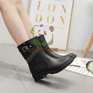 防水 防滑 レインシューズ ショート レディース おしゃれ 可愛い 厚底 ミドル丈 完全防水 長靴 雪 軽量 大人 女性用 レインブーツ 雨 台風 梅雨対策 雨靴 通勤