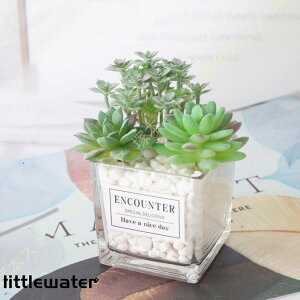 人工多肉植物 ミニ 寄せ植え 卓上 本物そっくり 人工多肉植物 かわいい 小型 植木鉢 インテリアグリーン 植物装飾 DIY 造花 多肉植物 陶器鉢付 観葉植物
