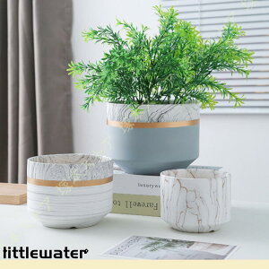 陶器製 植木鉢 鉢植え プランター 北欧 シンプル 底穴あり インテリア プラスチック製の受皿付き 室内 卓上 事務室 円形 雑貨入れ 卓上装飾品 ガーデン 置物