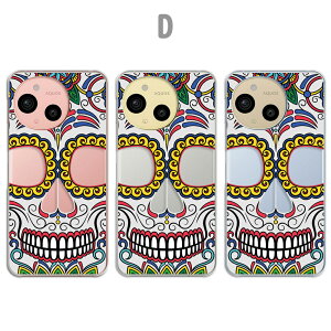 AQUOS sense9 カバー クリア アクオスセンス9 ケース aquossense9 スマホケース クリアケース ドクロ がいこつ かわいい シュガースカル 死者の日 おしゃれ 透明 アクオスシーズン9 スマホカバー あ