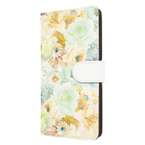 DIGNO SX5 �P�[�X �蒠�^ �J���������� �X�}�z�P�[�X �ԕ� �{�^�j�J���� floral pattern �G���K���g ���킢�� ������� dignosx5 kc-s306 �蒠�^�P�[�X �f�B�O�msx5 �X�}�z�J�o�[ �u�b�N�^ �蒠�P�[�X ��
