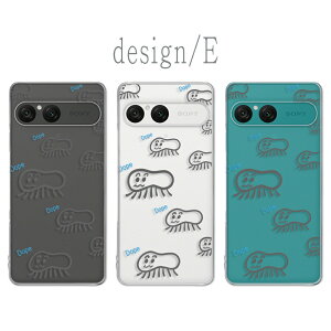 Xperia 10 VII ケース エクスペリア10 マーク7 クリアケース xperia10vii スマホカバー オリジナル キャラクター おたこむし おたこむシリーズ かわいい おしゃれ エクスペリア10vii エクスペリア10マ