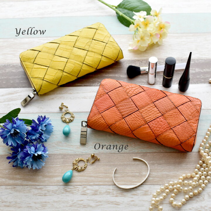 レザージュエルズ LEATHER JEWELS 長財布 クロコダイル 本革 ラウンド 