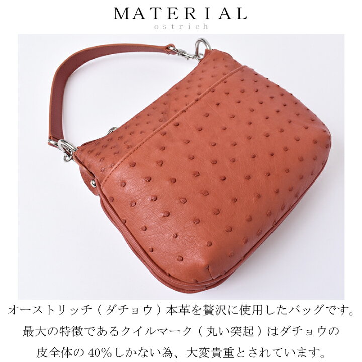 楽天市場】＼今だけ！15%OFFクーポンあり／ミニバッグ オーストリッチ 