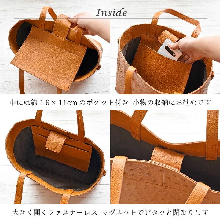 楽天市場】ハンドバッグ オーストリッチ 本革 レディース 2way 