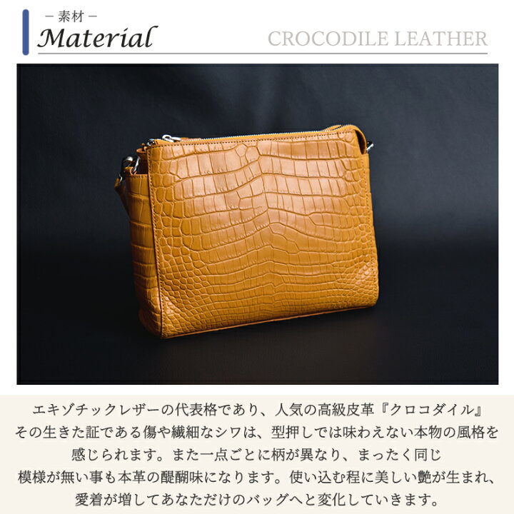 楽天市場】【15%OFFｸｰﾎﾟﾝ配布中】ハンドバッグ クロコダイル  