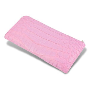 長財布 クロコダイル 本革 メンズ l字 薄型 ファスナー 財布 レディース ワニ革 鰐 本物 薄い 軽い コンパクト 金運 風水 本皮 記念日プレゼント 白 ホワイト 黄色 イエロー 緑 グリーン 送料