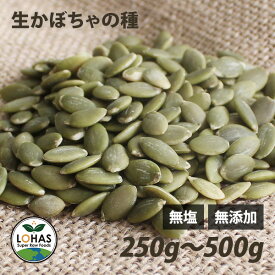 パンプキンシード（生・かぼちゃの種） 250g・500g 無塩 無油 無添加 塩不使用 油不使用 食用 非常食 保存食 ローフード 酵素 ダイエット ロハス LOHAS