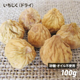 無添加いちじく（小粒・ドライタイプ） 100g イラン産 農薬不使用 砂糖不使用 天日干し ローフード 酵素 ドライフルーツ