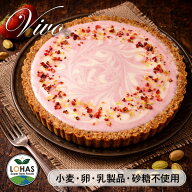 ストロベリー いちご タルト 【Vivo】18cm ヴィーガン 乳製品不使用 卵不使用 小麦不使用 砂糖不使用 グ…