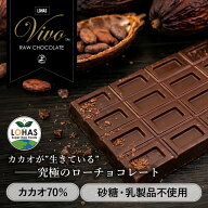 ローチョコレート 【 Vivo 選べるフレーバー ダーク / アーモンド / エナジー 70g】 カカオ70% ハイカカ…