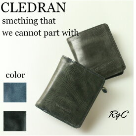 クレドラン CLEDRAN　クレドラン RUBAN SERIES　SHORT WALLET　2つ折りウォレットCL-1171 財布 2つ折り財布（ 商品番号 CLM-1171 ）