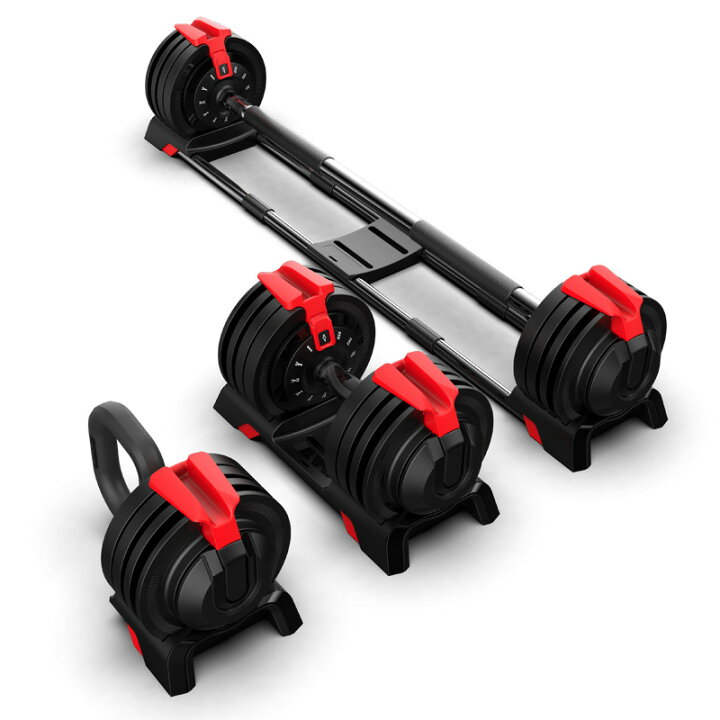 楽天市場】24kg 1/2個セット ダンベル 可変式 ダンベルセット 