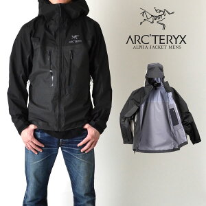 ARC'TERYX A[NeNX ALPHA JACKET At@ t[hWPbg Y NEWf ōAEghAuh 30485 / X000006454 BLACK