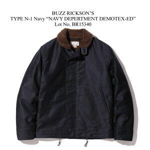 BUZZ RICKSON'S �o�Y���N�\���Y TYPE N-1 NAVY DEPARTMENT DEMOTEX-ED N-1�W���P�b�g 1944���l�C�r�[ BR15340