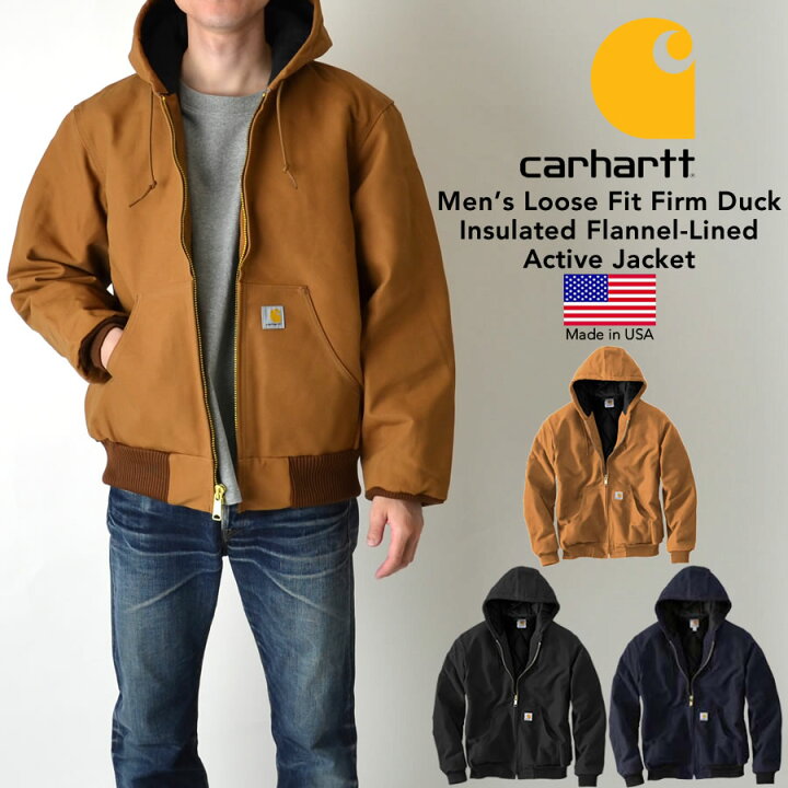 楽天市場】Carhartt カーハート J140 DUCK QUILTED FLANNEL-LINED  