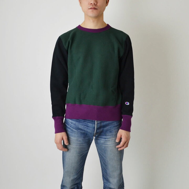 楽天市場】Champion チャンピオン REVERSE WEAVE CREW NECK SWEAT 