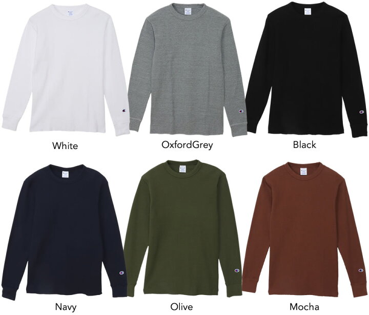 楽天市場】Champion チャンピオン Long Sleeve Thermal サーマル 長袖 