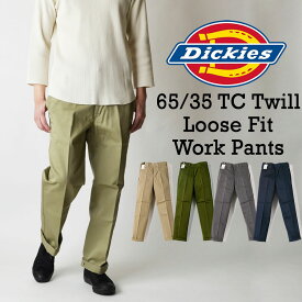Dickies ディッキーズ ORIGINAL 65/35 LOOSE FIT WORK PANT TCツイル ルーズフィットワークパンツ ルーズストレート 日本企画 131M40WD01
