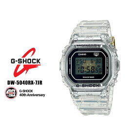 カシオ CASIO Gショック G-SHOCK 5600 SERIES DW-5040RX-7JR 40周年限定 スケルトンモデル 国内正規品 腕時計 メンズ