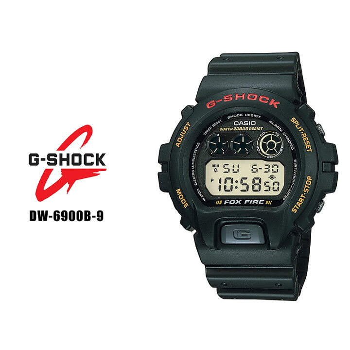 楽天市場】カシオ CASIO Gショック G-SHOCK 6900 SERIES DW-6900B-9 
