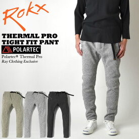 【お買物マラソン期間限定！最大2000円引きクーポン対象！】ROKX ロックス THARMAL PRO TIGHT FIT PANT サーマルプロ フリースパンツ ポーラーテック 別注独占販売モデル