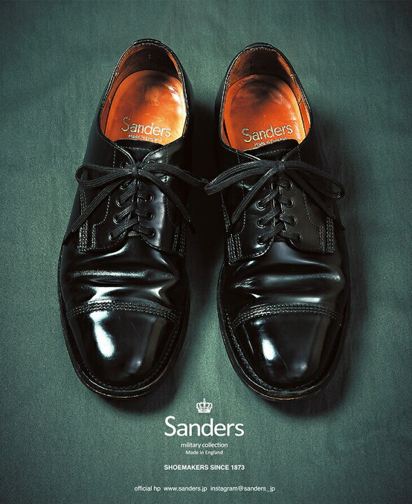 楽天市場】SANDERS サンダース 1128B MILITARY DERBY SHOE ミリタリー  