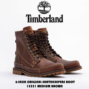 Timberland �e�B���o�[�����h MENS EARTHKEEPERS ORIGINAL 6inch BOOTS MEDIUM BROWN 6�C���` �I���W�i���A�[�X�L�[�p�[�Y �t���b�O�V�b�v���f�� 15551