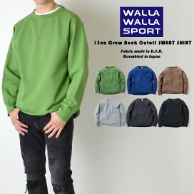 楽天市場】WALLA WALLA SPORT ワラワラスポーツ 13oz CREW SWEAT SHIRT 