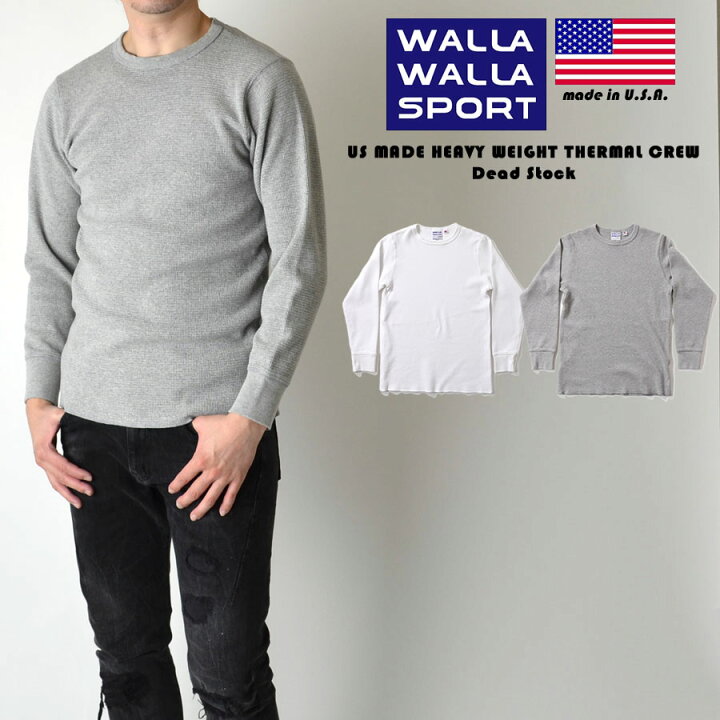楽天市場】WALLA WALLA SPORT ワラワラスポーツ US MADE THERMAL CREW 