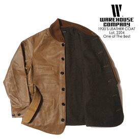 WAREHOUSE ウエアハウス LOT 2204 1920's ONE OF THE BEST LEATHER COAT タイプA-1レザーショートジャケット