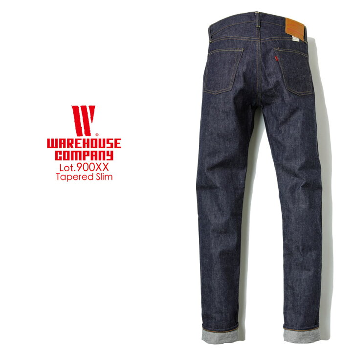 楽天市場】WAREHOUSE ウエアハウス 900XX SLIM TAPERED JEANS 13.5oz 