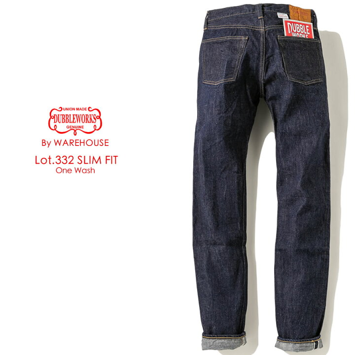 楽天市場】DOUBLE WORKS ダブルワークス BY WAREHOUSE 332 SLIM FIT 