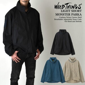 WILDTHINGS ���C���h�V���O�X LIGHT SHORT MONSTER PARKA ���C�g�V���[�g �����X�^�[�p�[�J�[ WT26001SK