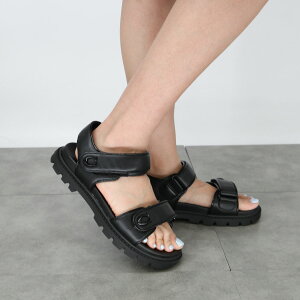 ��COACH �R�[�` BRYNN LEATHER SANDAL CS094 �u�����T���_�� �t���b�g�V���[�Y �_�u���X�g���b�v ���U�[ ���S �y�� �u�����h �C