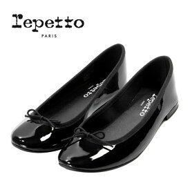 REPETTO レペット V1790VLUX 410 NOIR バレリーナシューズ バレエシューズ ラウンドトゥ フラットシューズ パンプス BLACK 靴 レディース