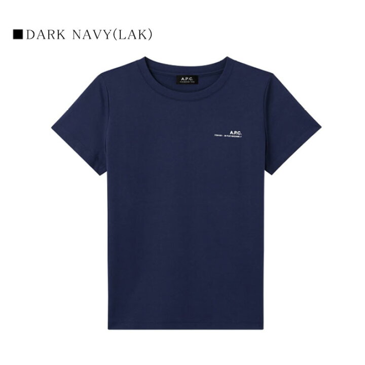 楽天市場 A P C Apc アーペーセー Coeop F 半袖tシャツ クルーネック カットソー ロゴt レディース 白 黒 ネイビー ｒａｙｍａｒｔ レイマート